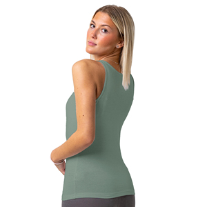 Vente en gros 2023 débardeur en coton pour femme débardeur en coton riche en élasthanne taille extensible - Product Image 5
