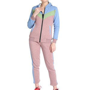 New Arrival Women <b>Tracksuit</b> Custom Color 100% Cotton Women <b>Tracksuit</b> Pullover Style Women <b>Tracksuit</b> For Sale - Product Image 1