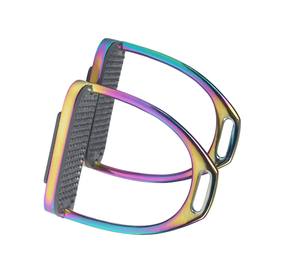 Recién llegado, estribos para montar a caballo de acero inoxidable, agarre fuerte, equipo ecuestre ligero de fábrica OEM - Product Image 3