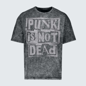 เสื้อยืดคอกลมทรงปกติสำหรับผู้ชาย ผ้าฝ้าย 100% คุณภาพสูง เป็นมิตรต่อสิ่งแวดล้อม สีเทาฟอกกรด รุ่น Heavyweight ของ Crew Fitness Customized - Product Image 4