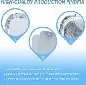 Boîte en aluminium jetable, récipient alimentaire en aluminium écologique et plateau en aluminium - Product Image 2