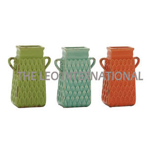 Florero de hierro costero chapado en oro de forma redonda de Metal de aluminio estilo elegante de lujo hecho a mano Venta caliente excelente calidad - Product Image 6