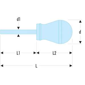 Destornilladores Facom PROTWIST para Tornillos Pozidriv, Hojas Cortas - Product Image 2