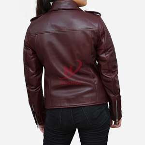Veste en cuir pour femmes sur mesure Concevez votre propre veste en cuir Veste en cuir imperméable pour femmes Original Hide From Sialkot - Product Image 3
