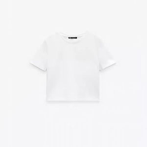 เสื้อครอปสตรีทแวร์ผ้าฝ้าย100% ระบายอากาศได้ดีแห้งเร็วออกแบบได้ตามต้องการ - Product Image 2