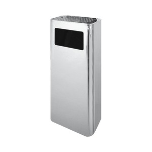 Best Selling Italian Brand Multi-Purpose Durable Rectangular Ashtray Waste <b>Bin</b> For Outdoor Areas - Product Image 2
