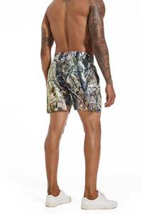 5 Inches Inseam Real Tree Print Gym Running Basketball Tropical <b>Camouflage</b> Comfy Breathable Mesh Viral Elastic Waist Quick Dry - Product Image 6
