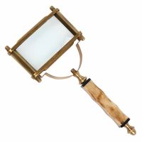 Loupe en bois antique avec manche naturel pour décoration de bureau vintage, lecture, cadeau pour collectionneurs, maison, bureau, bibliothèque, étude