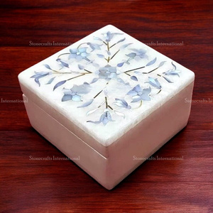 Meilleure vente de boîte à bijoux décorative en nacre de marbre de haute qualité pour les filles-Exclusif pour l'Inde - Product Image 1