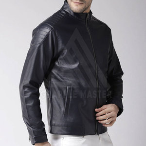 Outdoor Men's High Street Cow <b>Skin</b> Waterproof Leather Jacket-Stylish Winter Windproof & Breathable - Product Image 3