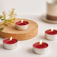 Velas Artísticas de Cera de Abeja Pura Granulada - Ecológicas, No Tóxicas, Personalizables en Forma/Impresión, Color Rojo, para Bodas, Navidad, Halloween