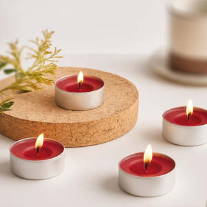 Cire d'abeille granulée pure pour la fabrication de bougies - Écologique, non toxique, forme/impression personnalisable, couleur rouge, mariage, Noël, sable - Product Image 6