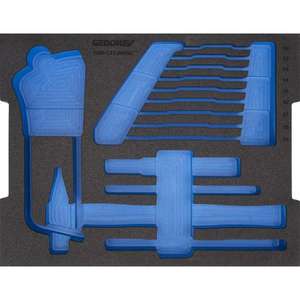 Kit d'outils de démarrage Gedore, insert en mousse vide, étuis à outils de 23 pièces - Product Image 1