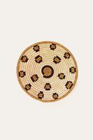 Set de table rond moderne en osier tressé, résistant à la chaleur, écologique, design personnalisé, blanc, marron, naturel, épaisseur 1 cm, taille sur mesure