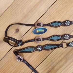Juego de Cabezada y Pechera para Caballo Estilo Occidental de Lujo, Cuero de Primera Calidad con Pedrería, Hecho a Mano, Equipo de Equitación Personalizado - Product Image 6