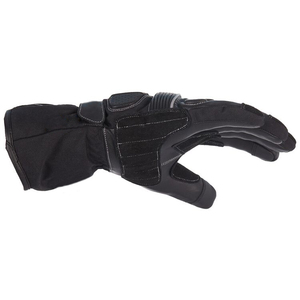 Gants de moto motard Protection complète des doigts Manchette longue Gants Cordura en nylon imperméable en peau de chèvre véritable avec doublure en polaire - Product Image 4