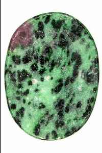 La mejor calidad, rubí Natural, zoisita, piedra de preocupación, piedra de pulgar pulida para aliviar la ansiedad, meditación y curación de Reiki - Product Image 2