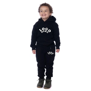 Chándal Premium con capucha para niños, chándal de dos piezas de algodón suave de ajuste personalizado para niños y niñas, ropa de invierno acogedora y atuendo deportivo - Product Image 6
