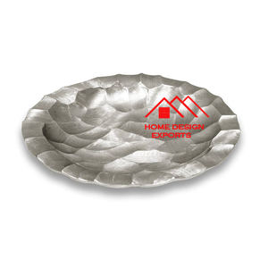 Trending Shape Decorative <b>Platter</b> for Wedding & Party Decorative Servings Hot Selling Gold Plated Aluminum Leaf <b>Platter</b> - Product Image 2