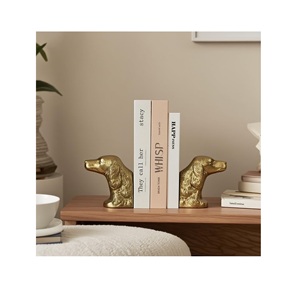 Elegant Contemporary Metal Bookends for Home Decoration <b>Desk</b> Shelf Book Holder Wholesale Profitable Item - Product Image 1