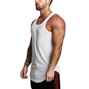 เสื้อกล้ามนักแข่งรถสีขาวสำหรับผู้ชายเสื้อออกกำลังกายกล้ามเนื้อไม้ไผ่แห้งเร็วเสื้อผ้าออกกำลังกายกล้ามเนื้อถักนิตติ้งสำหรับ - Product Image 1