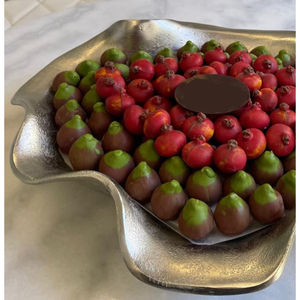 Présentoir de dessert sucré fait à la main bol à chocolat en métal doré Occasions de mariage pour servir des bonbons bonbons Desserts - Product Image 5