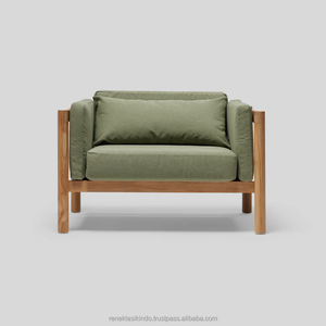 Sillas de Jardín, 110x88x77, Hechas de Madera Antigua de Calidad a un Precio Accesible con Asientos de Espuma Gruesa - Product Image 4