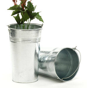 ถังโลหะชุบสังกะสีสำหรับปลูกต้นไม้กลางแจ้งและตกแต่งสวนในบ้านดีไซน์ไม่เหมือนใครออกแบบได้ตามต้องการ - Product Image 1