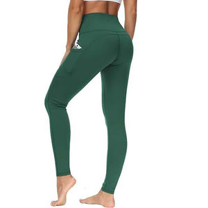 2026 Spandex Polyester High Performance Women <b>Leggings</b> Stretchy and Breathable for Running Elastic Waist Yoga <b>Leggings</b> for Women - Product Image 3