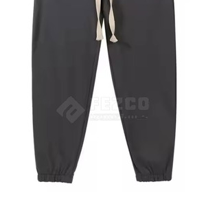 Pantalon de survêtement pour hommes en polyester/coton droit léger décontracté de haute qualité vente en gros de bas quantité minimale de commande - Product Image 6