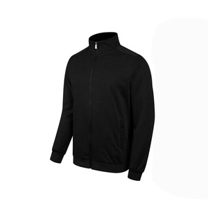 Survêtements pour hommes à col montant avec fermeture éclair, matière ajustable, manches longues, couleur unie / Prix de gros 2026 - Product Image 3