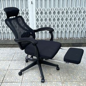 MF-TP736G Ergonomic Lift Office Chair with <b>Adjustable</b> <b>Footrest</b> and Headrest PU Material for Home Office Bedroom Workshop Use - Product Image 6