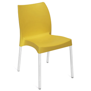 Chaise de jardin en plastique sans accoudoirs au design moderne, confortable et facile à entretenir pour les restaurants, les hôtels, les cuisines et les hôpitaux - Product Image 5