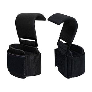 Ganchos de Acero para Levantamiento de Pesas con Logotipo Personalizado, Agarre Potente, Protectores de Palma para Dominadas, Soporte para Muñecas, Correas de Seguridad para Fitness, Mejoradas - Product Image 1