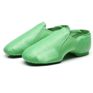 Botas de Jazz de suela dividida roja de cuero de vaca genuino de estilo clásico, zapatos de baile suaves y cómodos, zapatos de Ballet suaves de estilo Ballet - Product Image 6