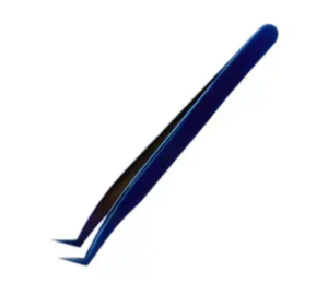 Pinzas profesionales de Extensión de pestañas de volumen de 90 grados con puntas redondeadas Etiqueta privada personalizable - Product Image 6