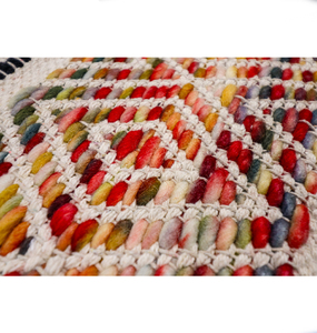 Customized Size Modern <b>Boho</b> Style Handwoven Wool <b>Rug</b> Anti-Slip Runner Carpet Reversible Eco-friendly Washable Home Living Room - Product Image 3