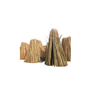 Material de poste de ratán de bambú amarillo natural de fábrica para tejer suministros bastón de ratán redondo para muebles y artesanías de mimbre - Product Image 4