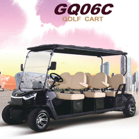 Voiture touristique 6 places Go Kart Voiture de tourisme électrique Voiturette de golf Bus touristique Carrito Electrico avec CE ISO