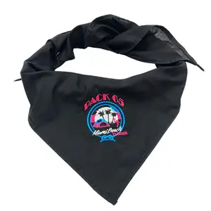 Custom Logo Scout Foulard Neckers Direct Embroidered Neckerchiefs