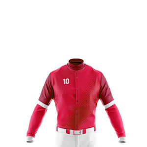 Ropa deportiva de béisbol con logotipo personalizado de alta calidad al por mayor, uniformes, camisetas de poliéster transpirables, conjuntos estampados para adultos - Product Image 4