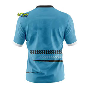 เสื้อใส่เล่นเกมระบายอากาศสำหรับผู้ชายเสื้อเล่นกีฬาพิมพ์ซับลิเมชัน - Product Image 6