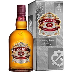 Preço direto de fábrica Chivas Regal Whisky Royal/Chivas 12 anos 18 anos Original Chivas Regal 18 uísque Escocês a preços acessíveis