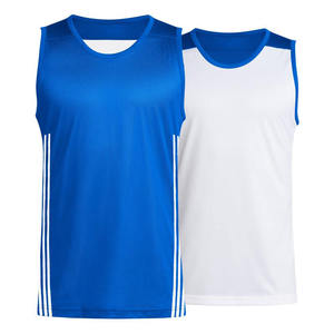 Nouveau maillot de basket-ball imprimé de haute qualité 100% polyester, personnalisable, réversible, taille adulte, ensembles d'uniformes de basket-ball - Product Image 2