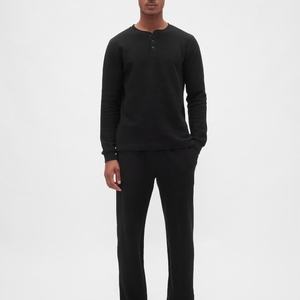 กางเกงใส่กลางคืนผู้ชายใส่สบายผ้าคอตตอนเนื้อนุ่มเหมาะสำหรับใส่นอนและพักผ่อนยามเย็น - Product Image 2