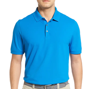 T-shirts polo 100% coton de haute qualité pour hommes grande taille T-shirts vierges de sérigraphie personnalisés en gros pour hommes - Product Image 1