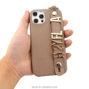 TANAI Wholesale Custom Logo Zinc Alloy Gold Metal Letters For Handbag Phone Case Keychain Hardware Accessories