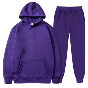 Chándal personalizado de algodón 100% transpirable para hombre, conjunto de chándal con estampado de etiqueta privada, chándal de invierno para hombre - Product Image 4