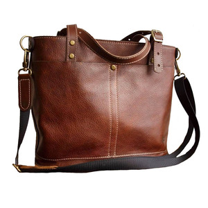 Sac à main pour femme en cuir rétro personnalisé OEM, fermeture éclair, sac à main de créateur, doublure en polyester, portable, deux sangles, dos souple, 1-1,9 L - Product Image 6