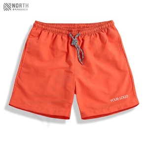 Summer Solid Color Beachwear Wholesale Trunk <b>Mens</b> <b>Swim</b> Shorts Elastic Waist Knitted Eco-friendly Casual Custom Logo <b>Men</b> Summer - Product Image 2